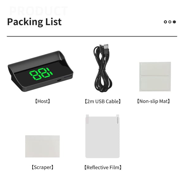 🚗 Head-Up Display Car GPS Digital Speedometer