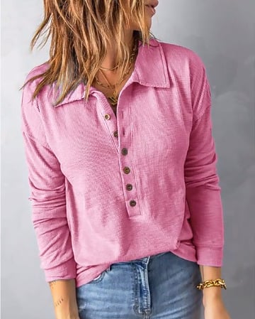 Women's Cotton V-Neck Comfortable Shirt