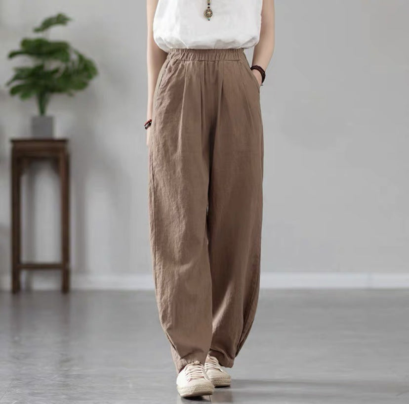 Casual Cotton Hemp Trousers——✨(Buy 2 Free Shipping)✨