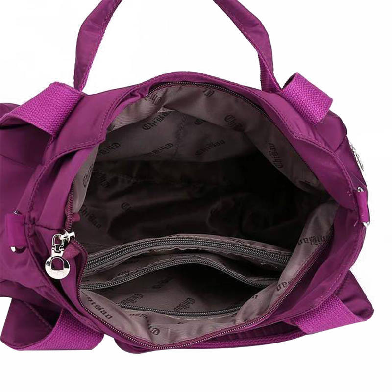 Sac en nylon pour femmes Sacs à bandoulière de capacité multifonctionnelle 