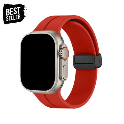 🔥Last Day Promotion 70%OFF - Silicone Magnetic Folding Band For iPhone Watch Ultra Series 8 7 6 5 4 3 2 1 SE⭐