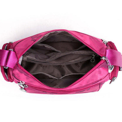 Women's Classic Nylon Bags Multifunctional Zipper Crossbody Bags