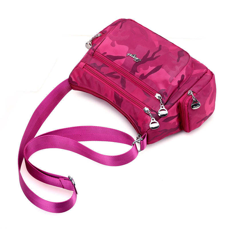 Women's Classic Nylon Bags Multifunctional Zipper Crossbody Bags