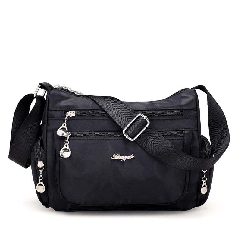 Women's Classic Nylon Bags Multifunctional Zipper Crossbody Bags