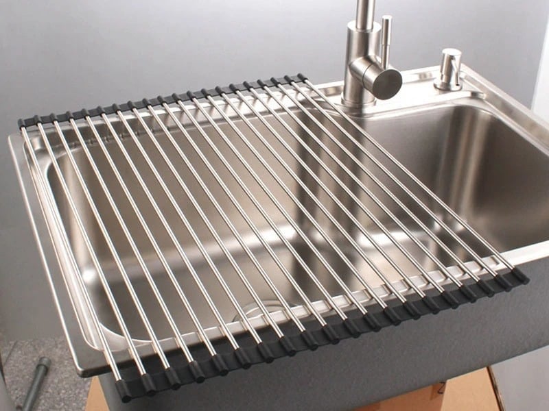 (🔥HOT SALE NOW 49% OFF) - Portable Stainless Steel Rolling Rack (BUY 2 GET FREE SHIPPING)