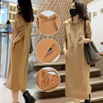 Hoodie loose slimming dress———✨(Buy 2 free shipping)✨