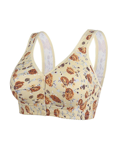 2024 New Floral Print Front-Closure Bra (Buy 1 Get 2 Free)