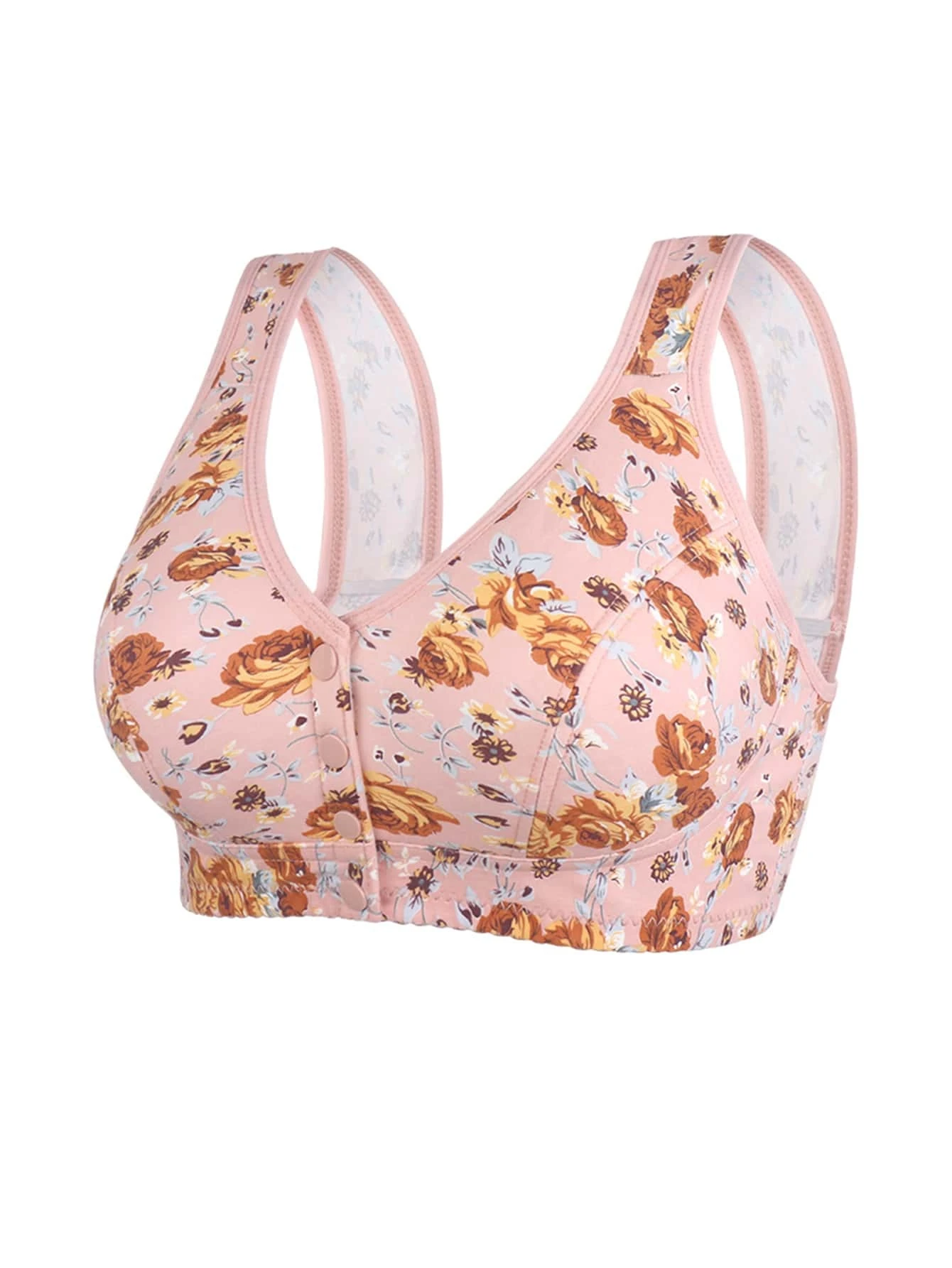 2024 New Floral Print Front-Closure Bra (Buy 1 Get 2 Free)