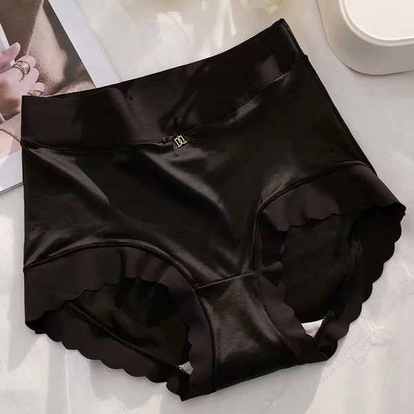 Payez 1, obtenez 2 (3 paquets) de culottes absorbant l'humidité en soie glacée antibactérienne en satin de qualité supérieure