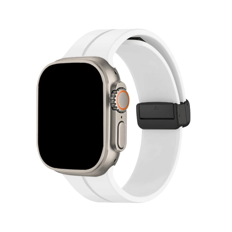 🔥 Promoción del último día 70% de descuento - Correa plegable magnética de silicona para iPhone Watch Ultra Series 8 7 6 5 4 3 2 1 SE⭐ 