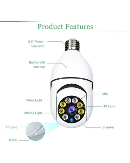 🔥-Wireless Wifi Light Bulb Camera Security Camera