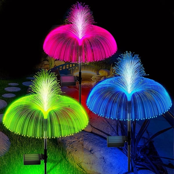 💖Último día 70 % de descuento🌈 Luces LED de medusas que cambian de color solar 