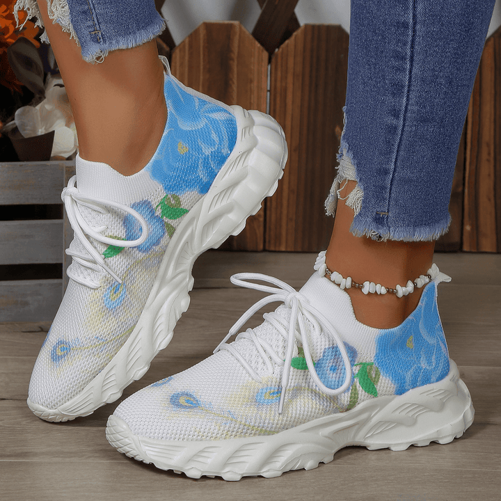 👟Last Day  Promotion 49% OFF — Floral Print Orthopedic Sneakers👟