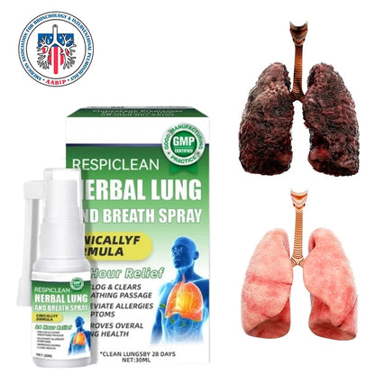 🔥Buy 1 Get 1 Free- RESPICLEAN™️ Herbal Lung and Breath Spray