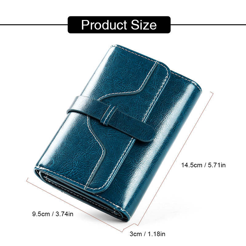 ( RFID PROTECTED )Elegant Vintage Ladies Wallet