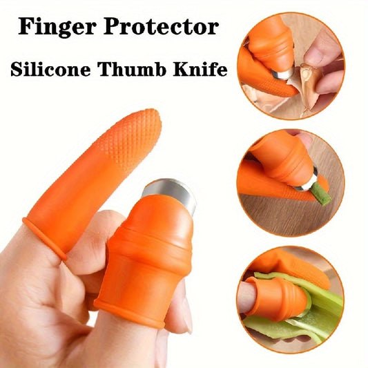 🔥45% OFF Today🔥-Finger Protector Silicone Thumb Knife Protector