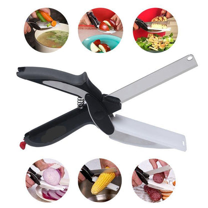 2-in-1 Cutting Board Scissors