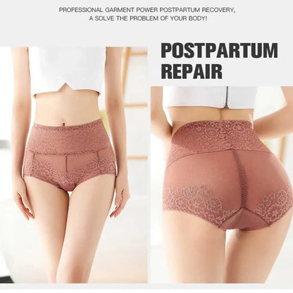 【PAYEZ 1 OBTENEZ 5PCS】 CULOTTES SEXY EN DENTELLE TAILLE HAUTE 