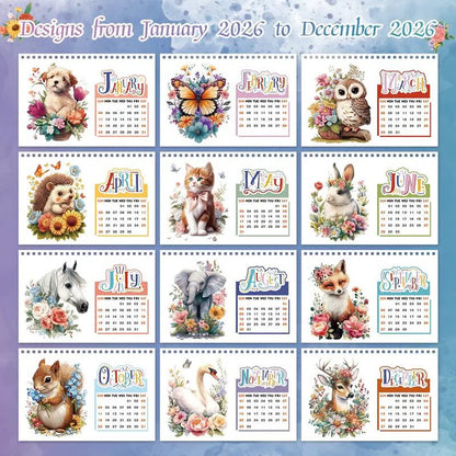 🔥LAST DAY 50% OFF - 💎2026 DIY Diamond Painting Desk Calendar🗓️