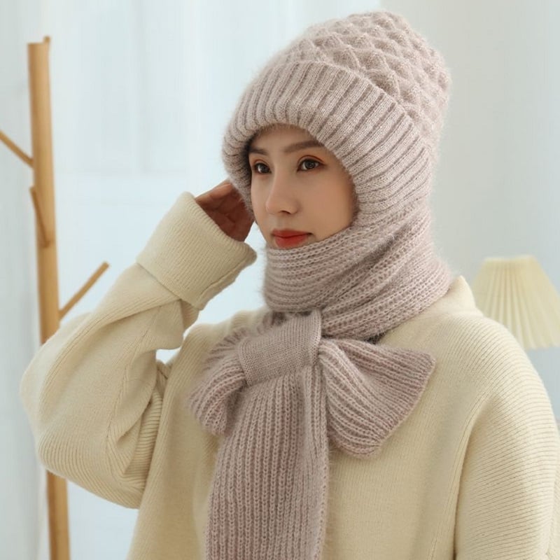 SALE -70% OFF -Winter Versatile Knitted Hooded Scarf for Women