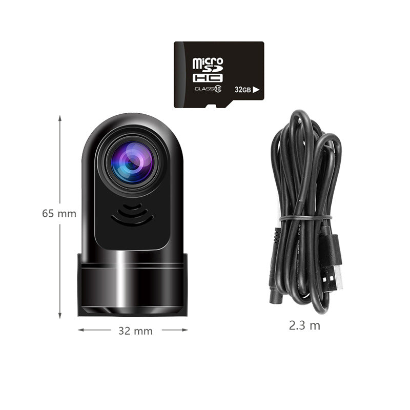 🔥 1080P HD 360° Rotating Mini ADAS Dashcam