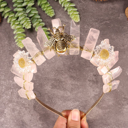 HANDMADE NATURAL CRYSTAL CROWN