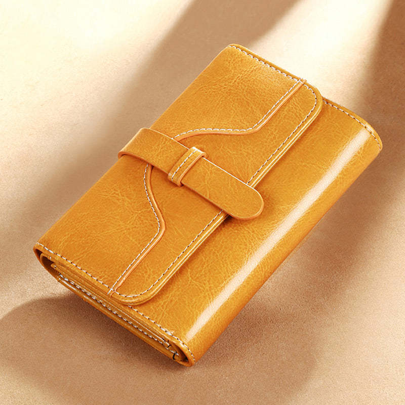 ( RFID PROTECTED )Elegant Vintage Ladies Wallet