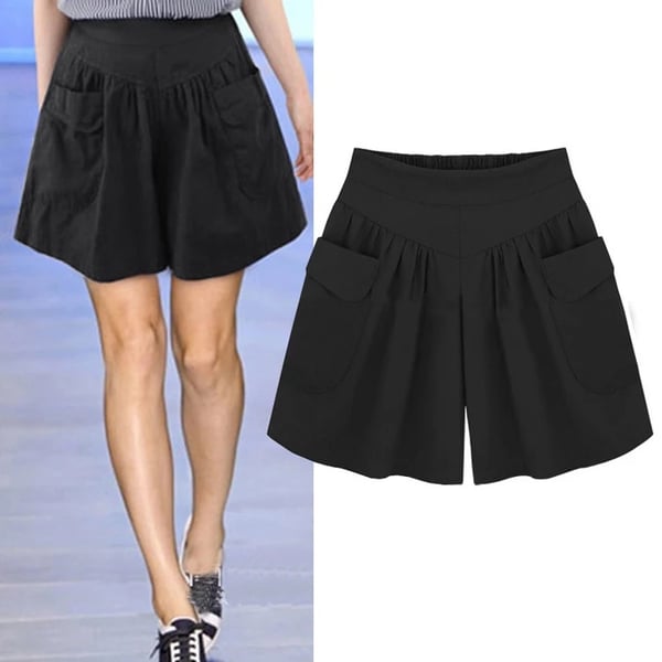 Hot Sale🎁Women Beach Casual Hot Shorts with Elastic Waistband