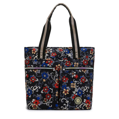 Printed Large Capacity Nylon Shoulder Bag