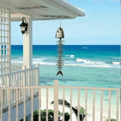 (🔥HOT SALE NOW 49% OFF) - Metal Fish Bone Wind Chimes