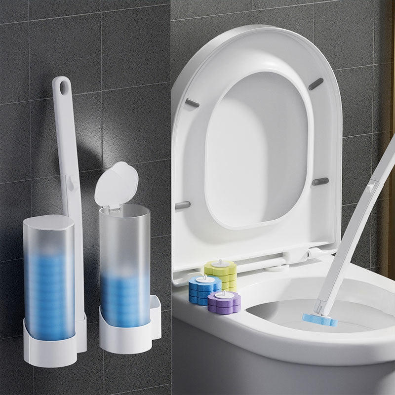 Système de nettoyage de toilettes jetables