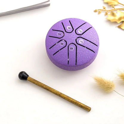 🎁49% OFF 🎵 Buddha Stones Mini Steel Tongue Drum Kit