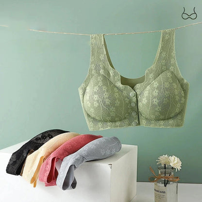 BUY 1 GET 2 FREE(Please add 3 pcs to cart)-Comfortable & Convenient Front Button Bra