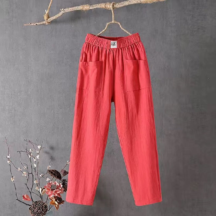 Pantalones sueltos de mujer