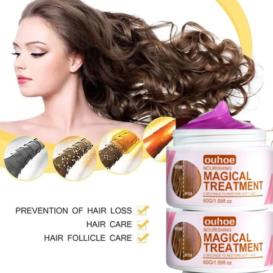 🔥5 SECONDS MAGICAL HAIR TREATMENT (BUY 1 + GET 1 FREE)👉 FOR BOTH MEN AND WOMEN