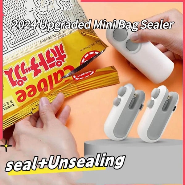 🎁 2024 Upgraded Mini Bag Sealer