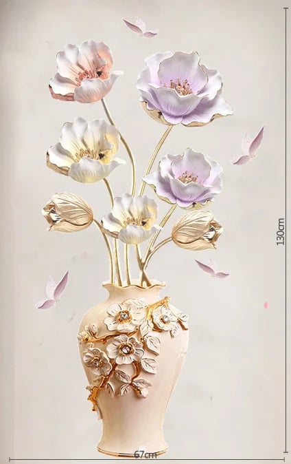 (❤️ HOT SALE- 49% OFF) Flower wall sticker wallpaper