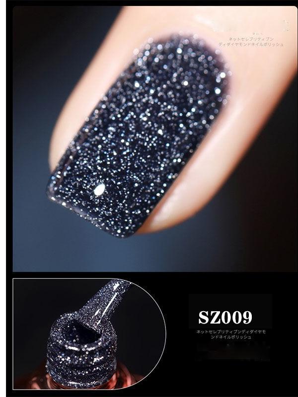 (2024 New Arrival ) High Density Glitter Nail Gel Polish