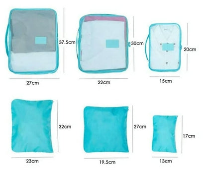 🎁Portable Luggage Packing Cubes - 6 Pieces ✈ Buy 3 Free Shipping🚗