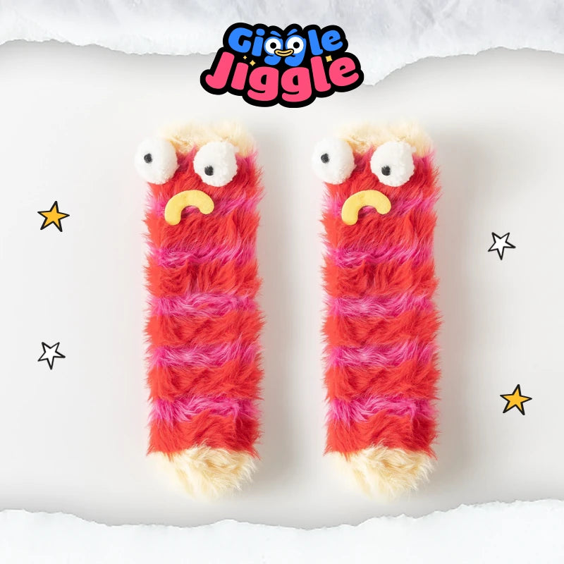 Giggle Jiggle - [Last Day Promotion 65% OFF] Coral Velvet 3D Quirky Socks