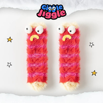 Giggle Jiggle - [Promotion du dernier jour - 65 % de réduction] Chaussettes originales 3D en velours corail