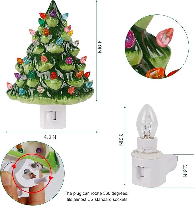 🎄Christmas Sales 70% 🎄2024 Christmas Tree Night Light（Buy many offer）