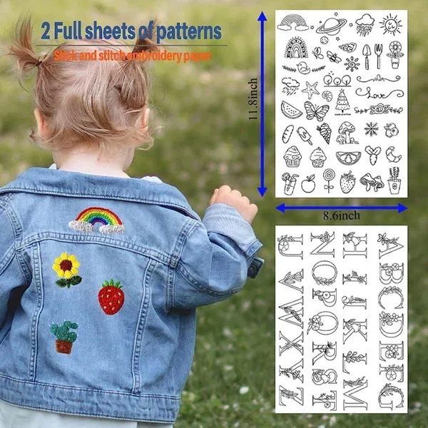 🔥LAST DAY 50% OFF - WATER SOLUBLE FLOWER PATTERNS FOR EMBROIDERY 🔥BUY 3 ITEMS AND SAVE 10%