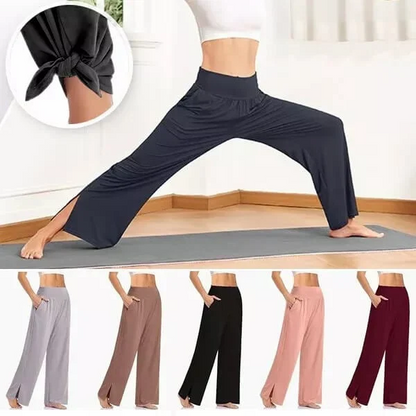 🎁Vente chaude pour début de Noël à 70 % de réduction - Pantalon de survêtement de yoga ample et décontracté à jambes larges pour femmes - Achetez-en 2 LIVRAISON GRATUITE 