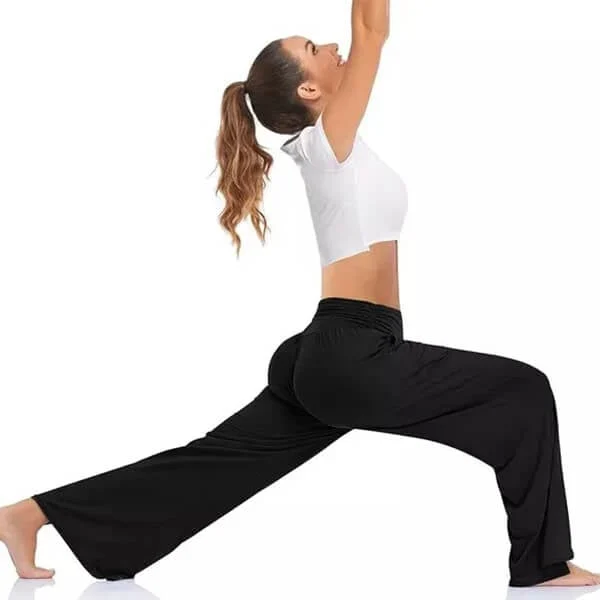 🎁Vente chaude pour début de Noël à 70 % de réduction - Pantalon de survêtement de yoga ample et décontracté à jambes larges pour femmes - Achetez-en 2 LIVRAISON GRATUITE 