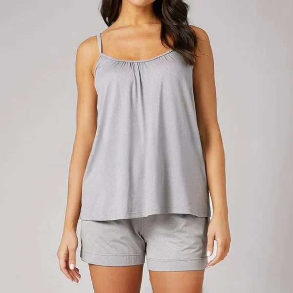 🔥 Loose-fitting Tank Top With Built-in Bra