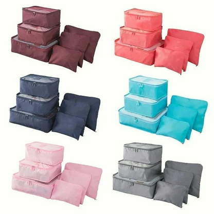 🎁Cubes d'emballage de bagages portables - 6 pièces ✈ Achetez-en 3, livraison gratuite🚗 