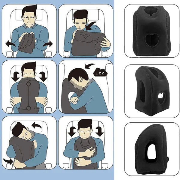 🔥leosporr Inflatable Travel Pillow