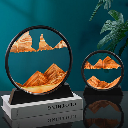 Offre spéciale-cadeau parfait-sablier 3D paysage de sable des profondeurs marines