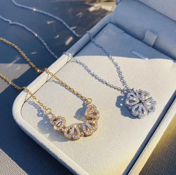 🔥Vente chaude 49% de réduction🔥Collier d'amour éternel trèfle à quatre feuilles